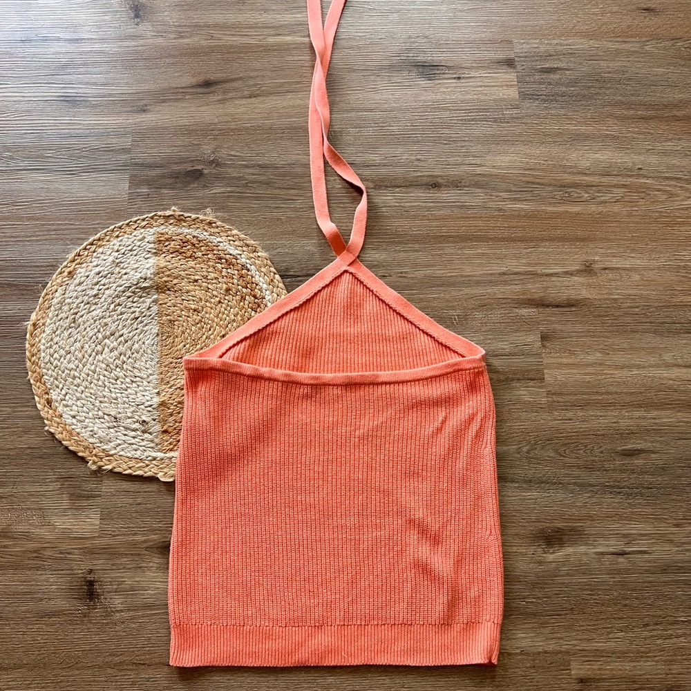 J. CREW Cotton-Blend Halter Sweater Tank - Picture 5 of 6